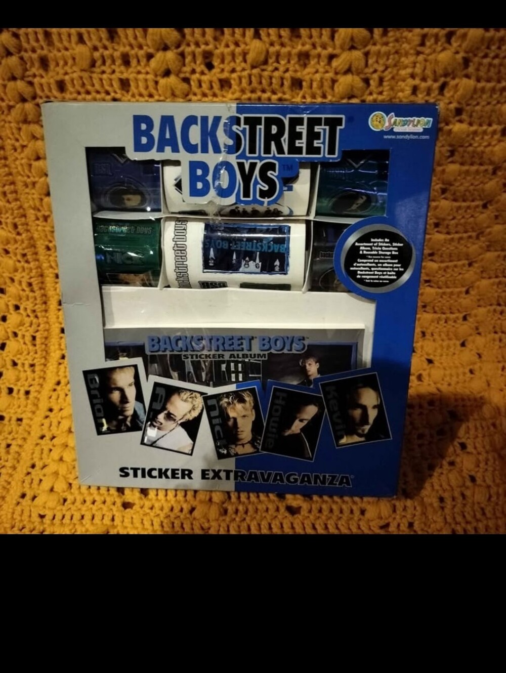 Backstreet Boys Sticker Extravaganza Sandylion album trivia set lot NEW 2001
